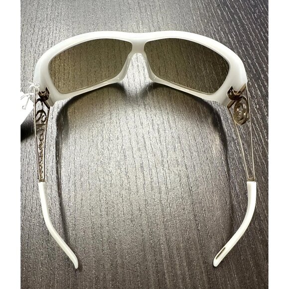 Chopard Rectangular Shield White & Gold Ladies Sunglasses SCH 029S 9EN CH 294314 main image 6